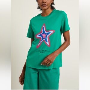 Weekend Max Mara Label-cut Printed Short Sleeves T-shirt Spring / Summer